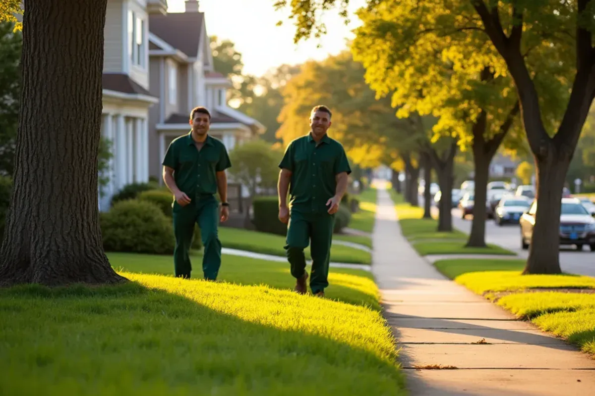 Homes and lawns in the Tipton Lakes area of Columbus, IN