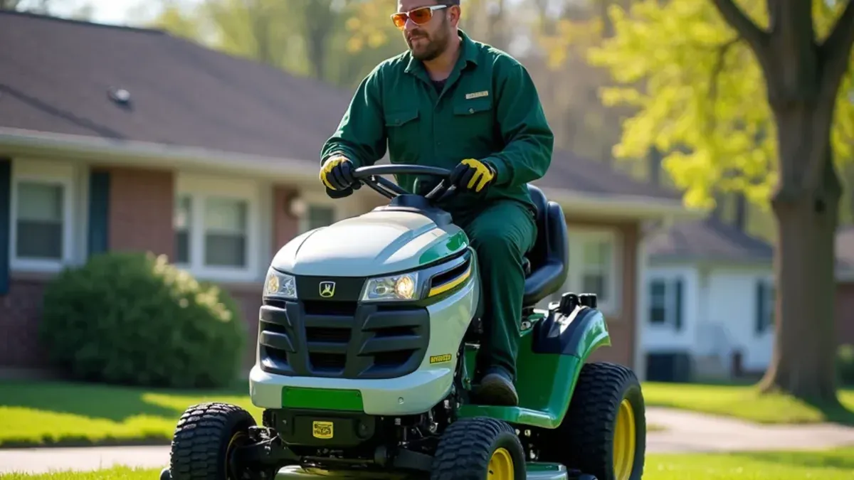 Commercial frontage lawn mowed and trimmed near I-65 in Lebanon, IN by Speedway Lawn Maintenance
