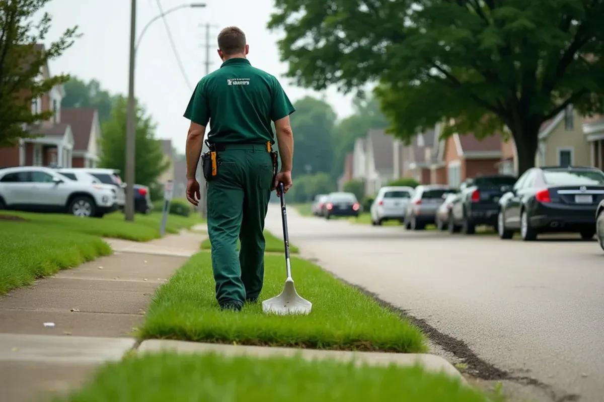Homes and lawns in the Walker Farms area of Whitestown, IN