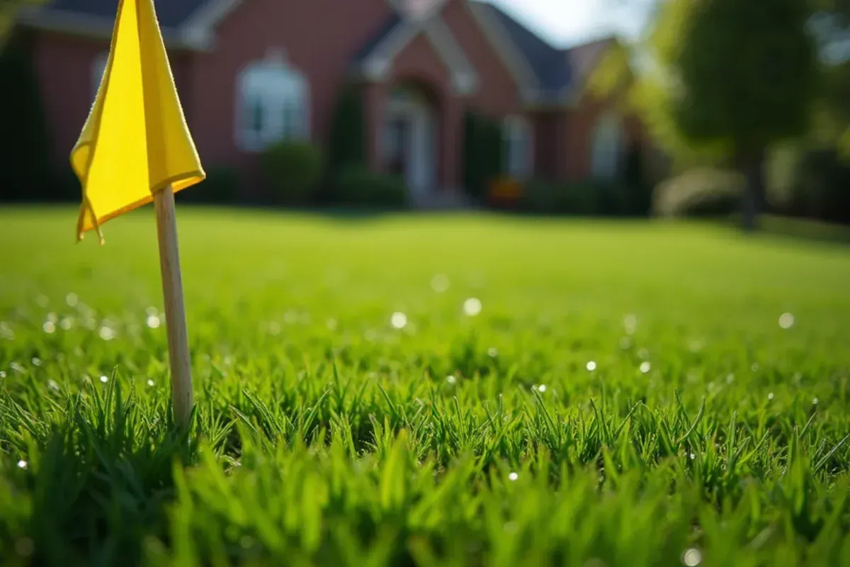 Thick, dark green turf after a seasonal fertilization program in Speedway, IN